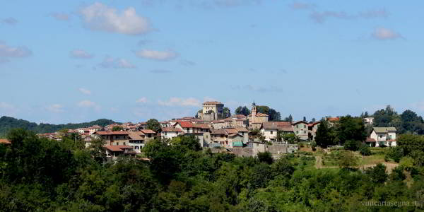 Il castello di Montaldeo visto da Parodi