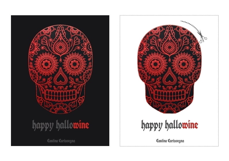 Etichette vino scaricabili Halloween