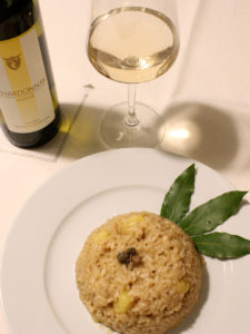 Risotto alle mele Chardnnay e aceto basamico