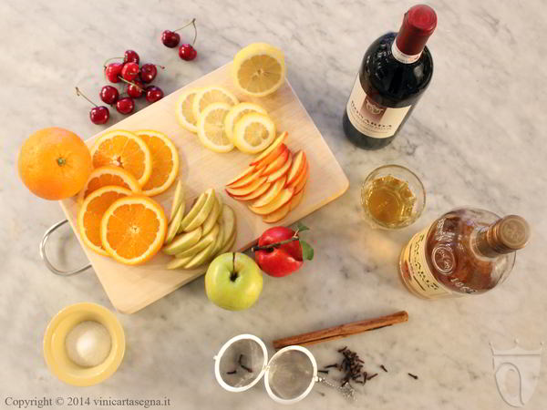 Ricetta della sangria: gli ingredienti